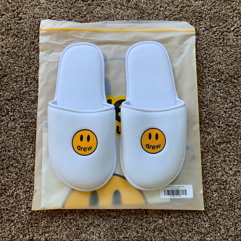 NEW Drew House Mascot Slippers Justin Bieber